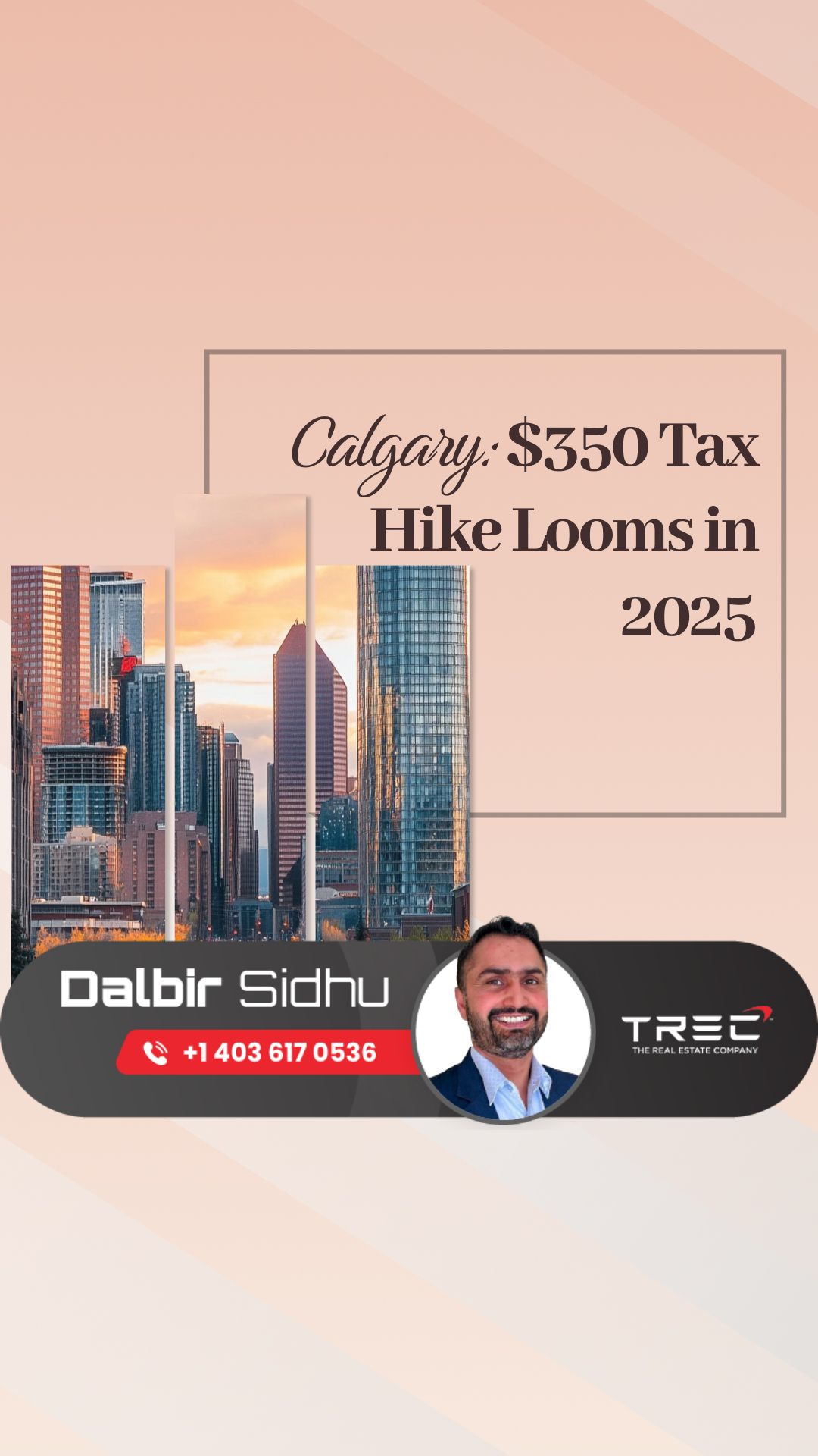 Calgary Homeowners: $350 Tax Hike Looms in 2025