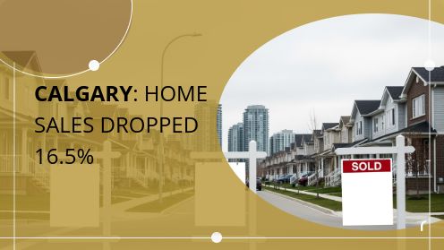 Calgary: Home Sales Dropped 16.5%
